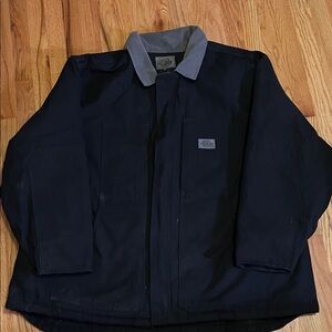 Dickies black Jacket with Gray Collar